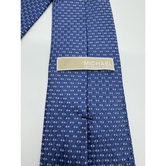 Michael Kors Mens 100% Silk China RN121148 Dark/Light Blue - Picture 5 of 5
